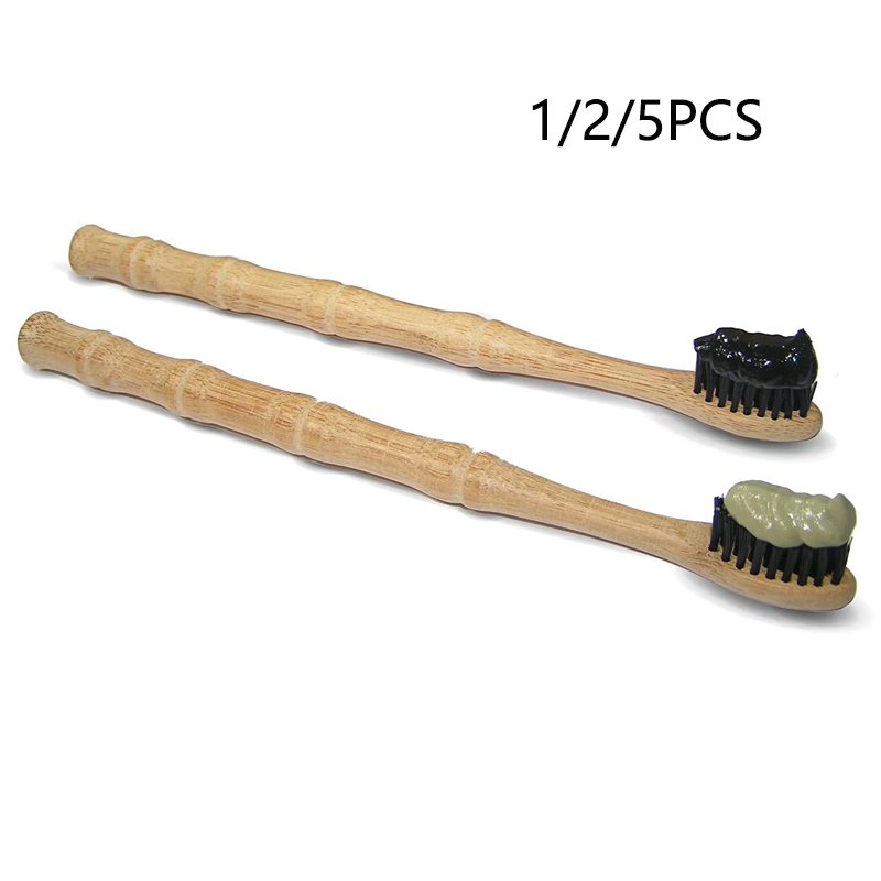 Bamboo Toothbrush - 1/2/5 Viên Tự Nhiên Phân Hủy