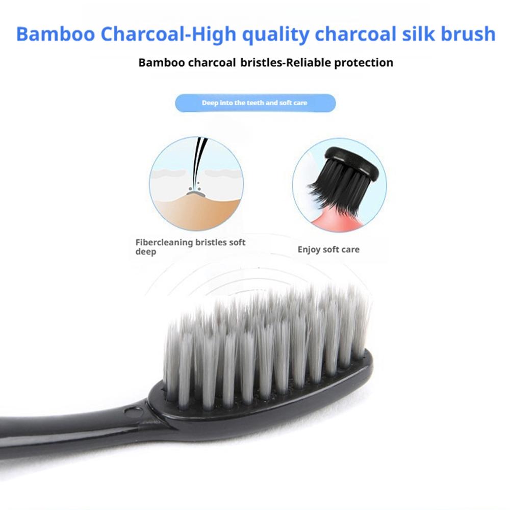 10Pcs Family Pack Bamboo Charc - đánh giá và giá Bamboo Toothbrush