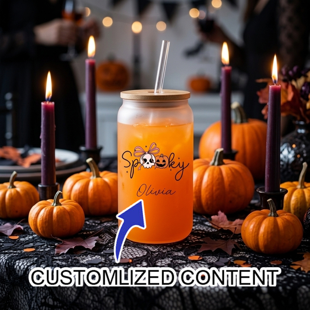 Custom Name Spooky Halloween G - đánh giá và giá Reusable Straw