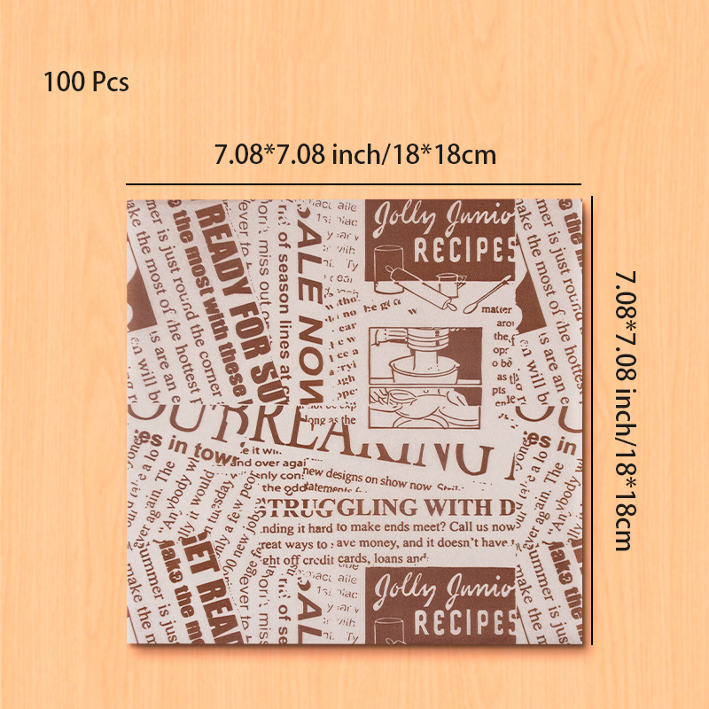 100 Pcs Oil-Proof Wax Paper Fo - đánh giá và giá Beeswax Wrap