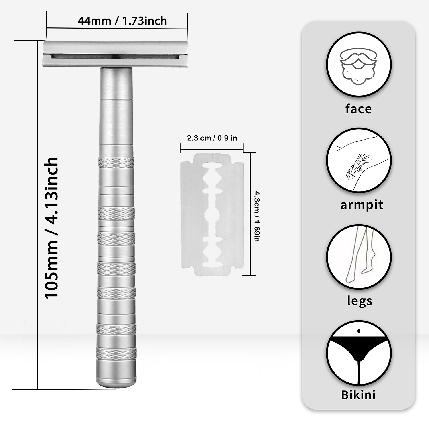 Double Edge Safety Razor with  - đánh giá và giá Safety Razor Handle
