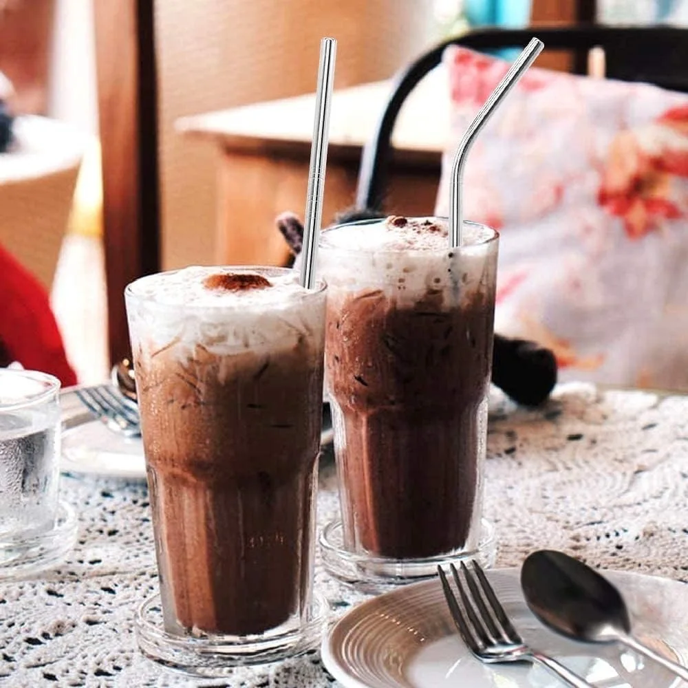 100Pcs Stainless Steel Straw D - đánh giá và giá Reusable Straw