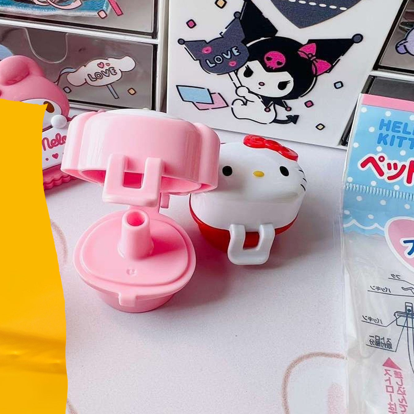 Hello Kitty & My Melody Reusab - đánh giá và giá Reusable Straw