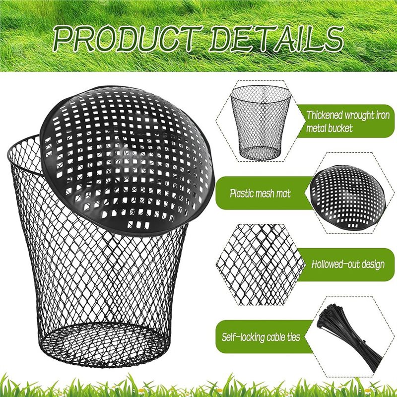 4 Pack Large Inground Worm Com - đánh giá và giá Compost Bin