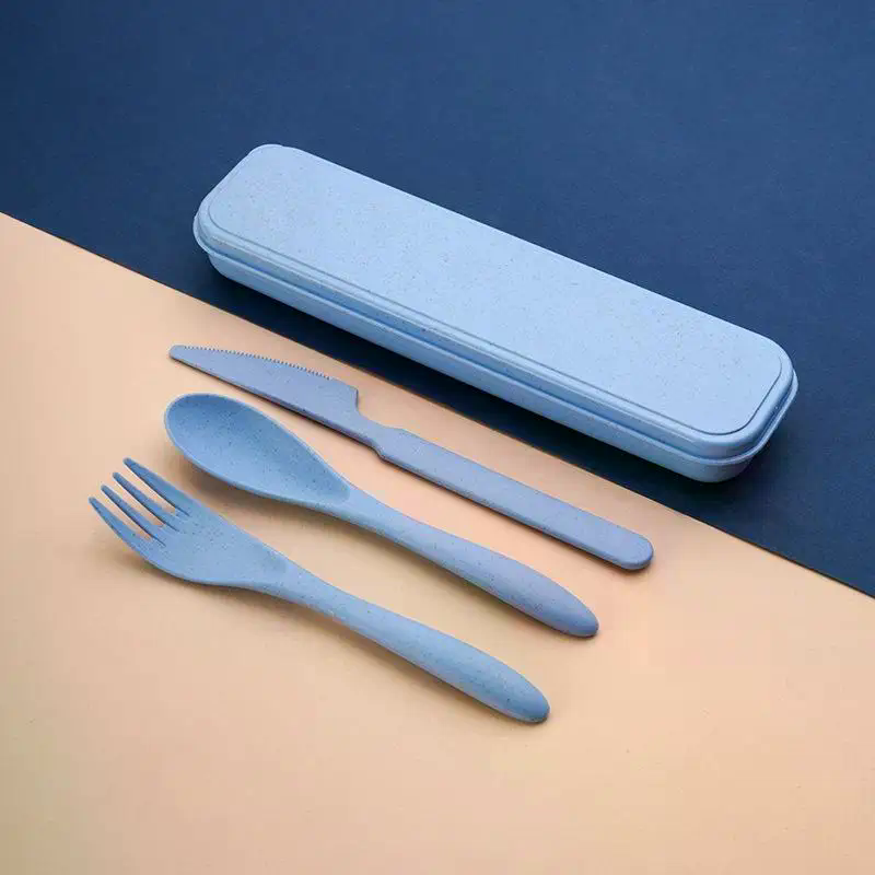 (Wheat Straw Reusable Cutlery  - đánh giá và giá Reusable Straw