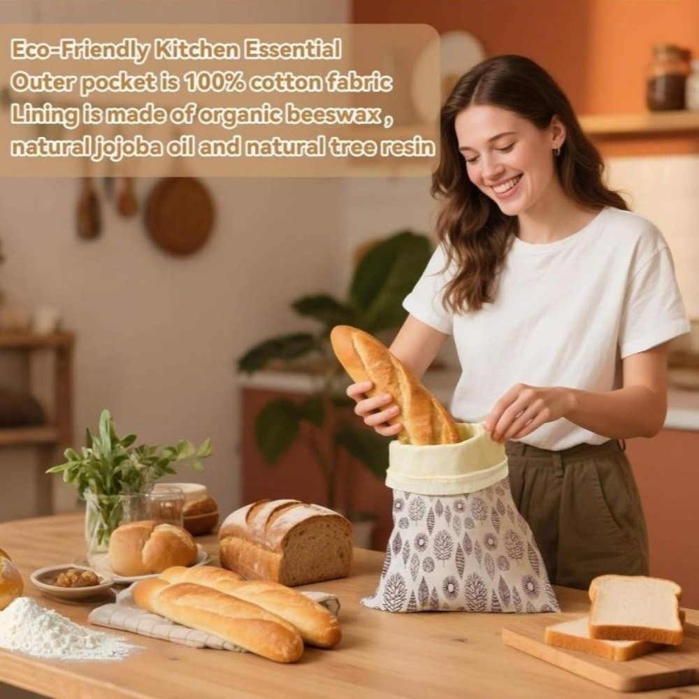 Reusable Beeswax Bread Bags Be - đánh giá và giá Reusable Bag