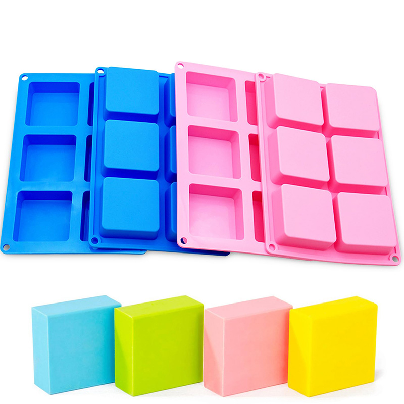 Square Soap Molds 6-Cavity Non - đánh giá và giá Eco Soap