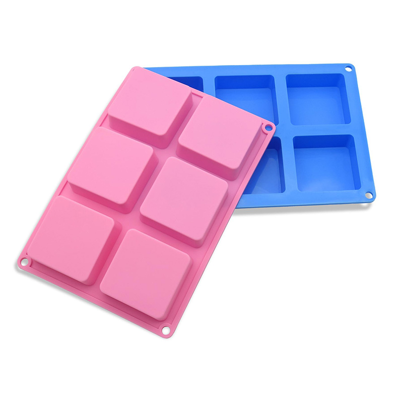 Square Soap Molds 6-Cavity Non - đánh giá và giá Eco Soap