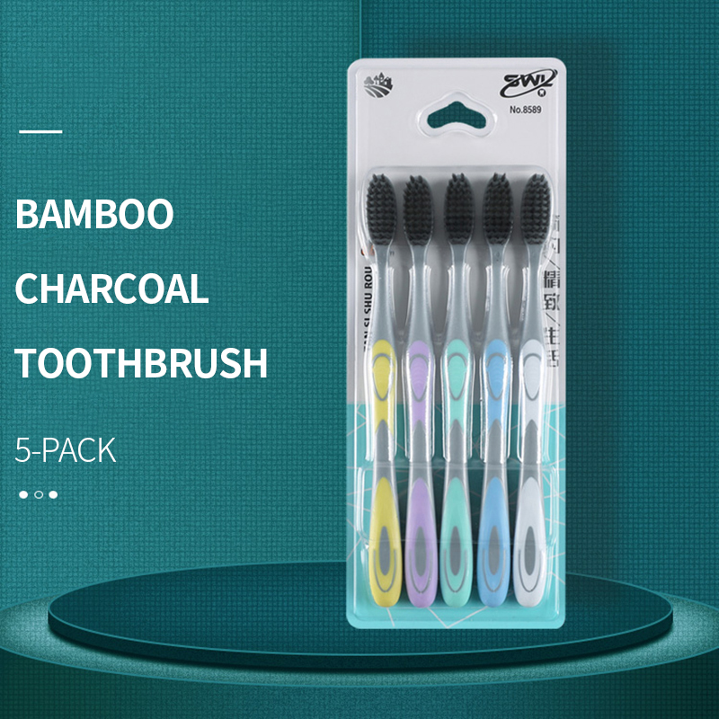 5/10pcs manual toothbrush with - đánh giá và giá Bamboo Toothbrush