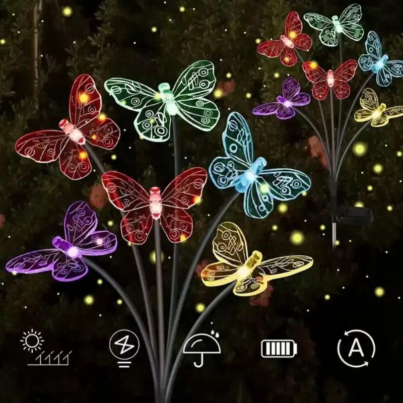 Solar Powered Butterfly Lights - đánh giá và giá Solar Garden Light