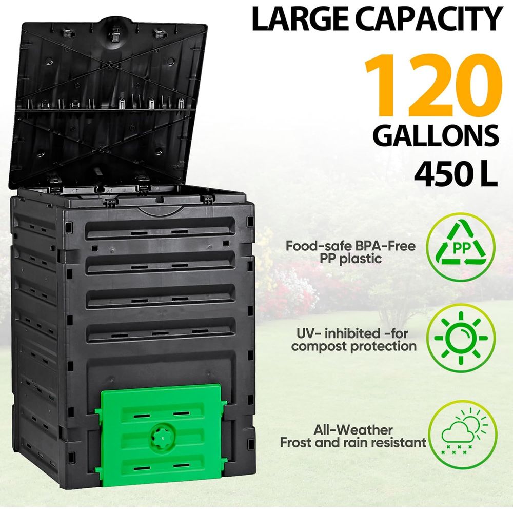 120 Gallon Garden Compost Bin  - đánh giá và giá Compost Bin