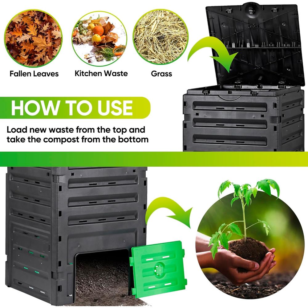 120 Gallon Garden Compost Bin  - đánh giá và giá Compost Bin