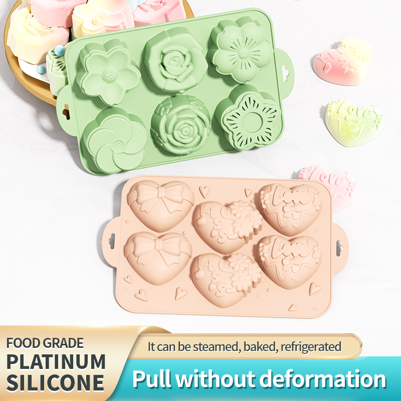 Silicone Soap Mold,Heart Flowe - đánh giá và giá Eco Soap